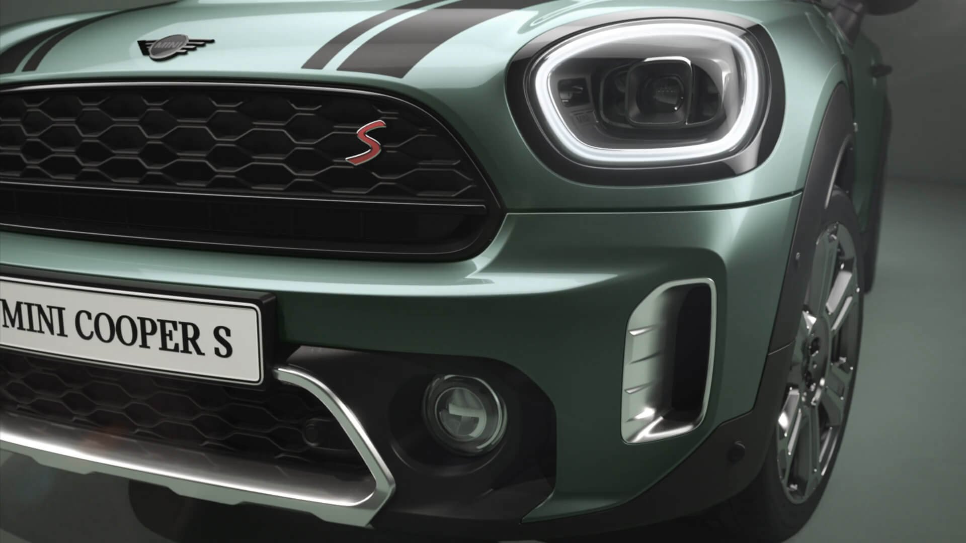 MINI Countryman – sa strane – zeleni i crni