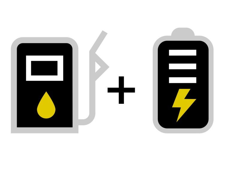 mini električni - električna vožnja - mini energična žuta značka