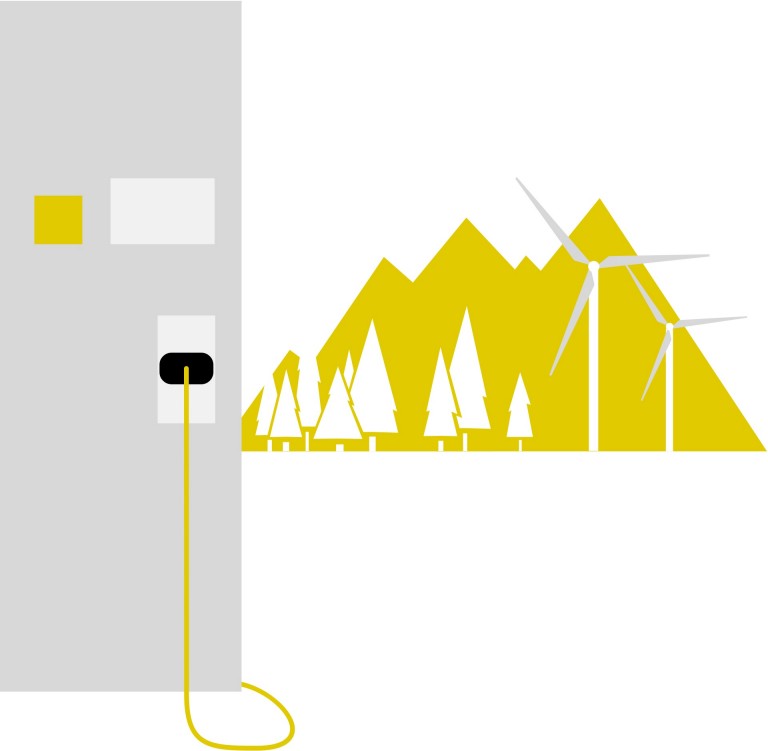 mini elektromobilnost - punjenje - ilustracija
