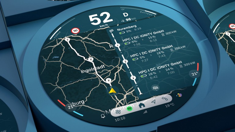 MINI potpuno električni - punjenje - planiranje rute EV-a