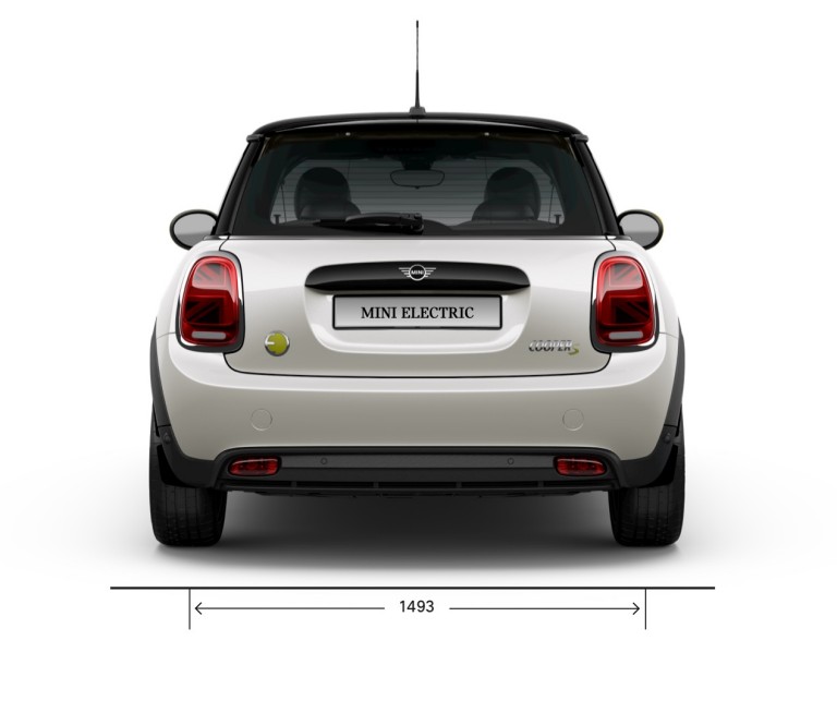 MINI 3 vrata Cooper SE – bočno – dimenzije