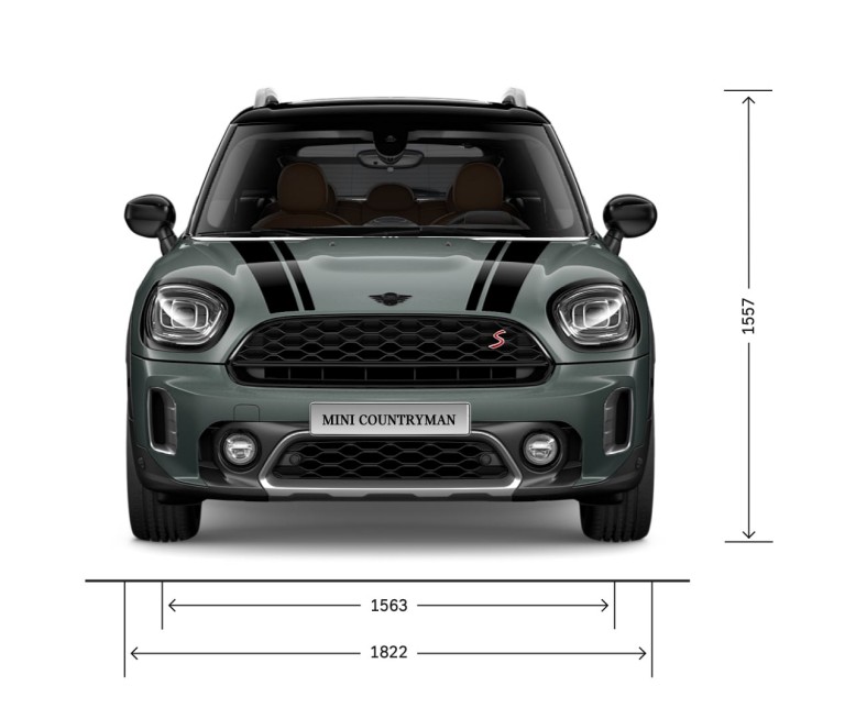 MINI Countryman – spreda – dimenzije