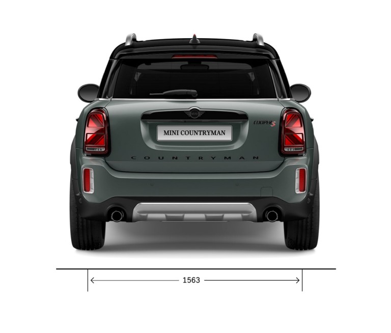 MINI Countryman – otpozadi – dimenzije