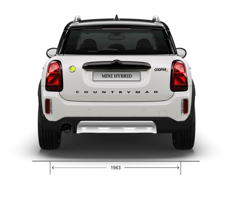 MINI Cooper SE Countryman All4 – otpozadi – dimenzije